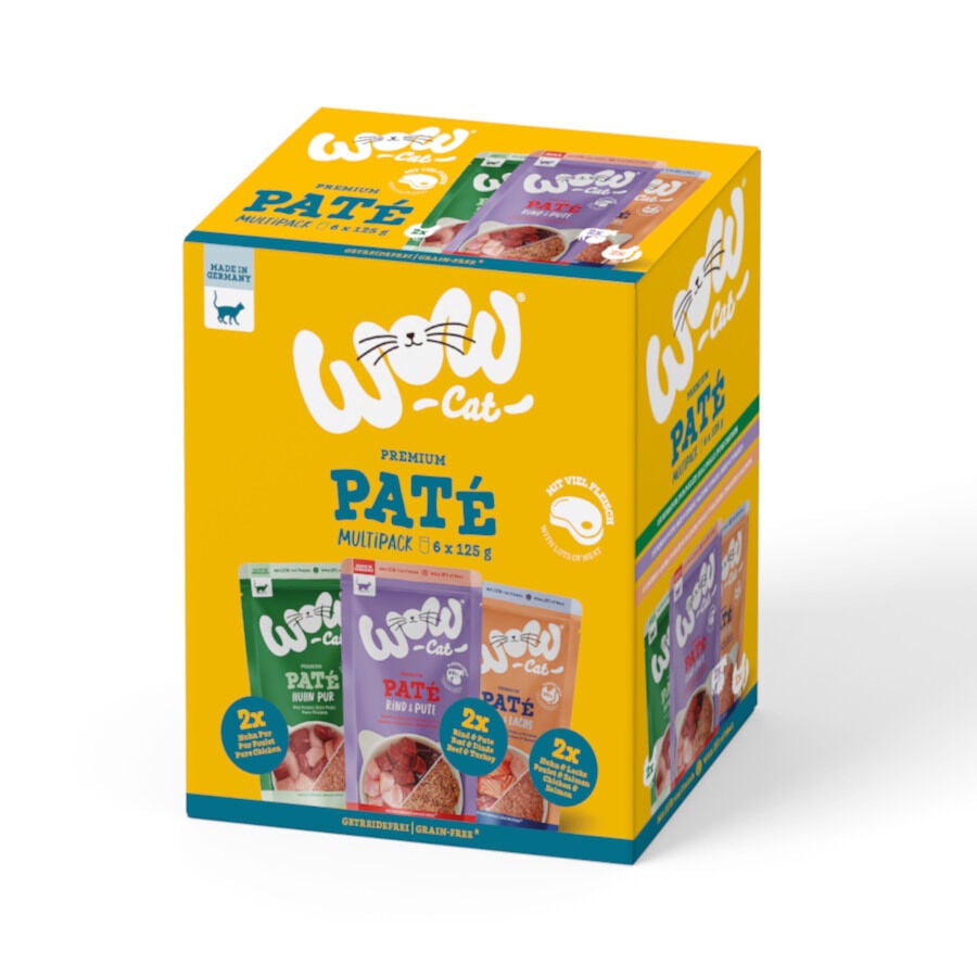 Wow Food Adult Paté sobre para gatos, , large image number null